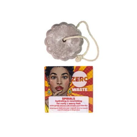 BioGentleaf Zero Waste Spirals Pastilla de Champú sin Sulfato 60gr